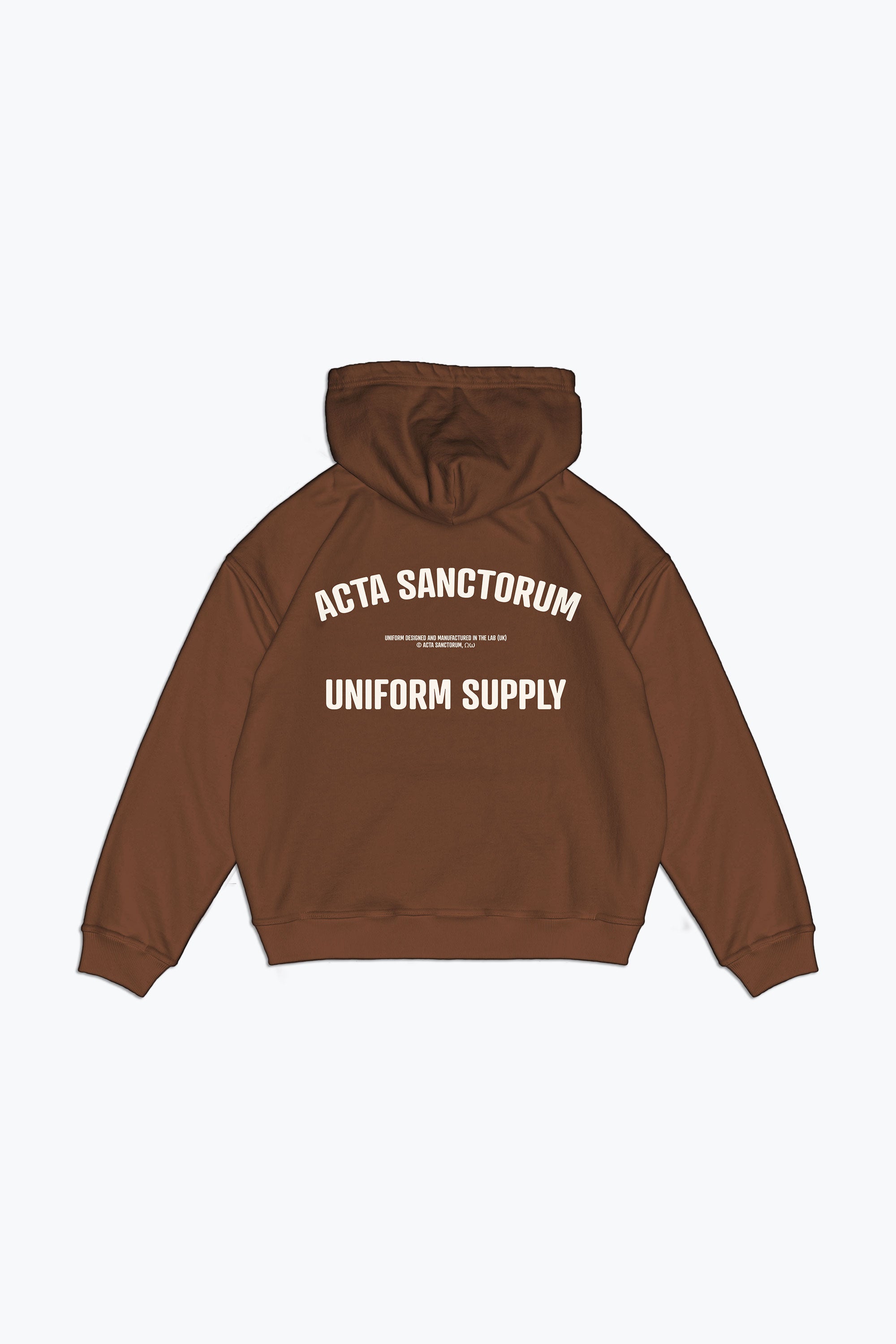 UNIFORM HOODIE CHOCOLATE