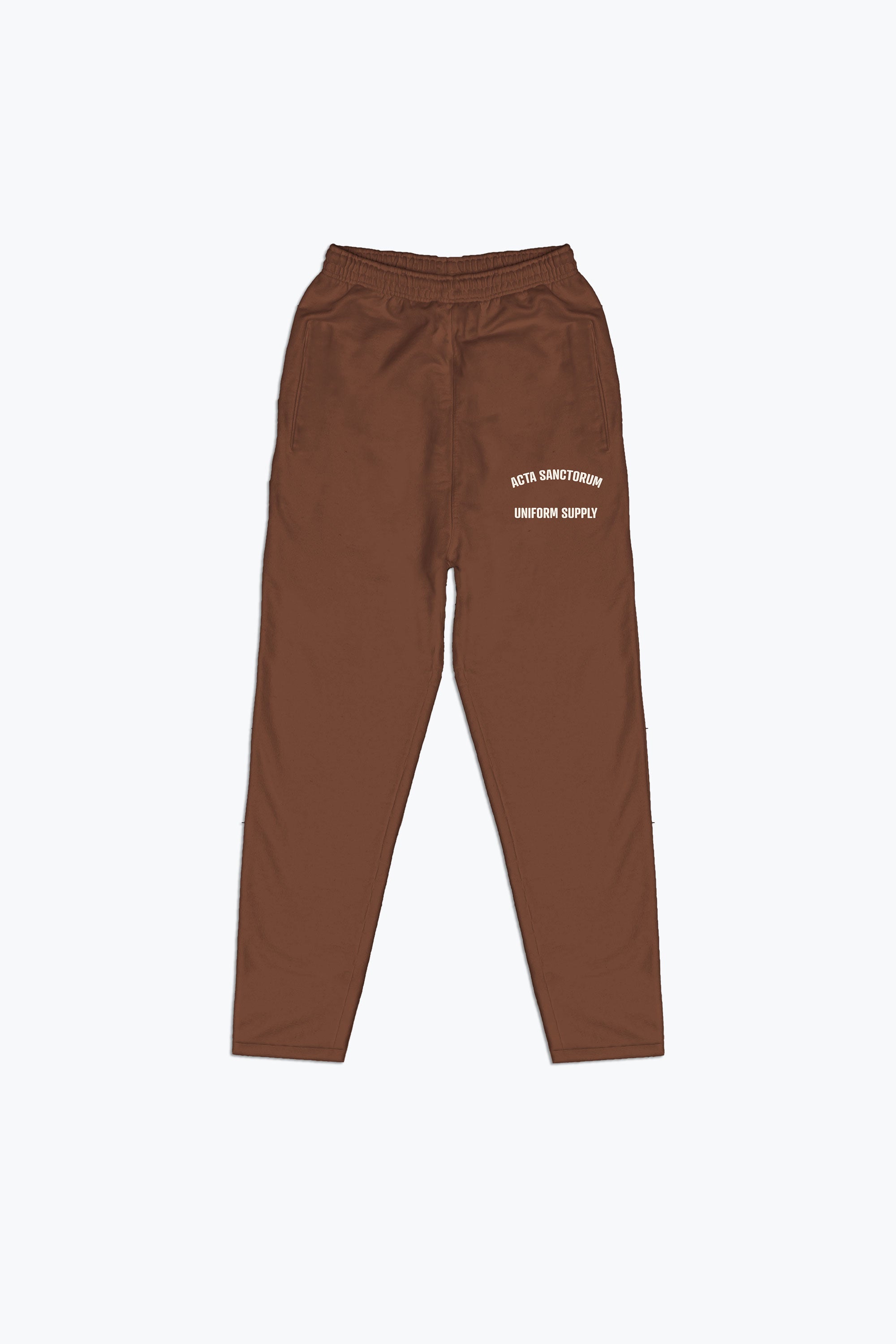 UNIFORM SPLIT JOGGERS CHOCOLATE