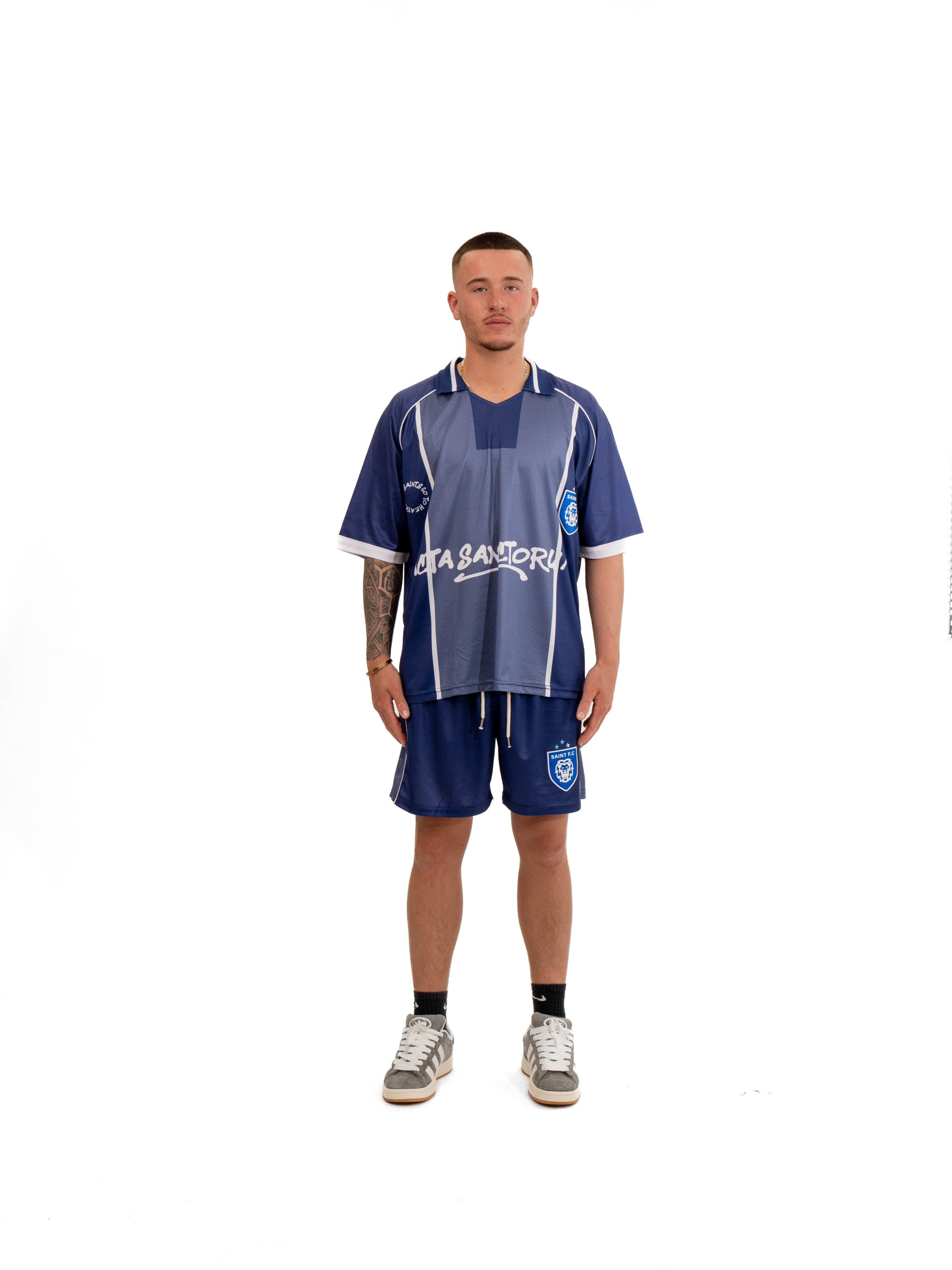 Saint Football Shorts Blue