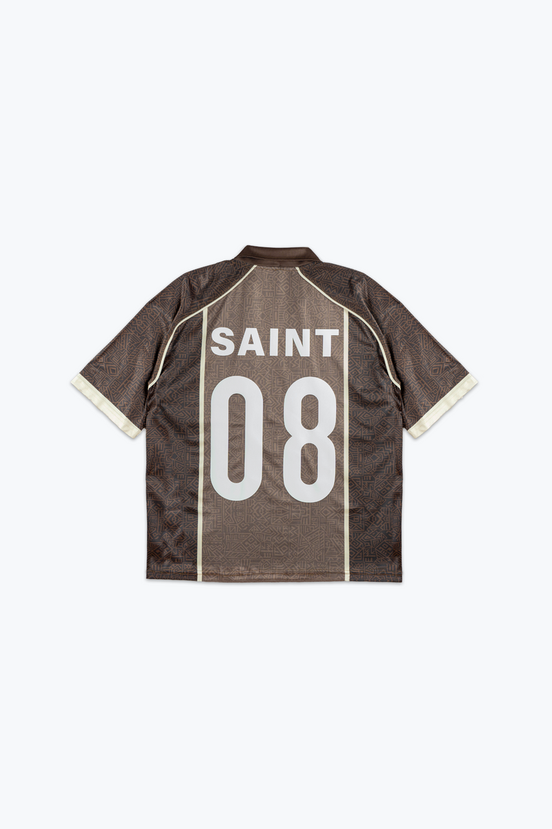 Saint Football Shirt Brown