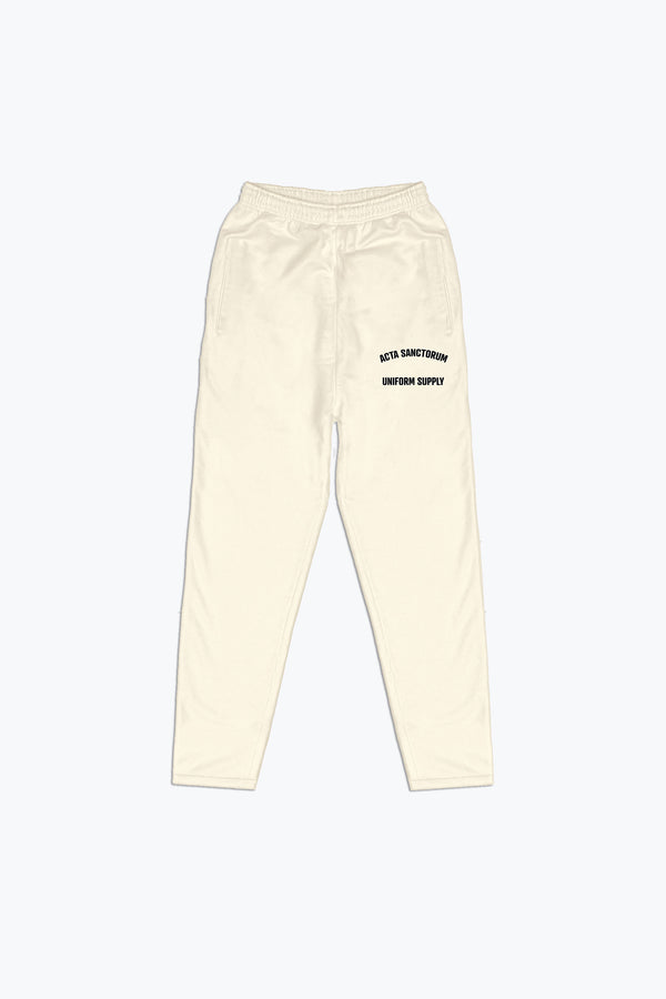 UNIFORM SPLIT JOGGERS CREAM