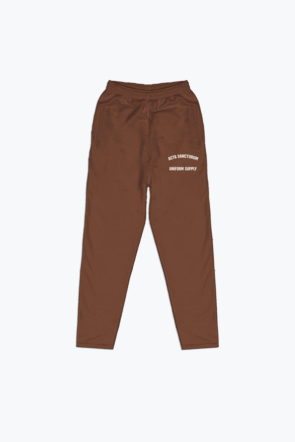 UNIFORM SPLIT JOGGERS CHOCOLATE