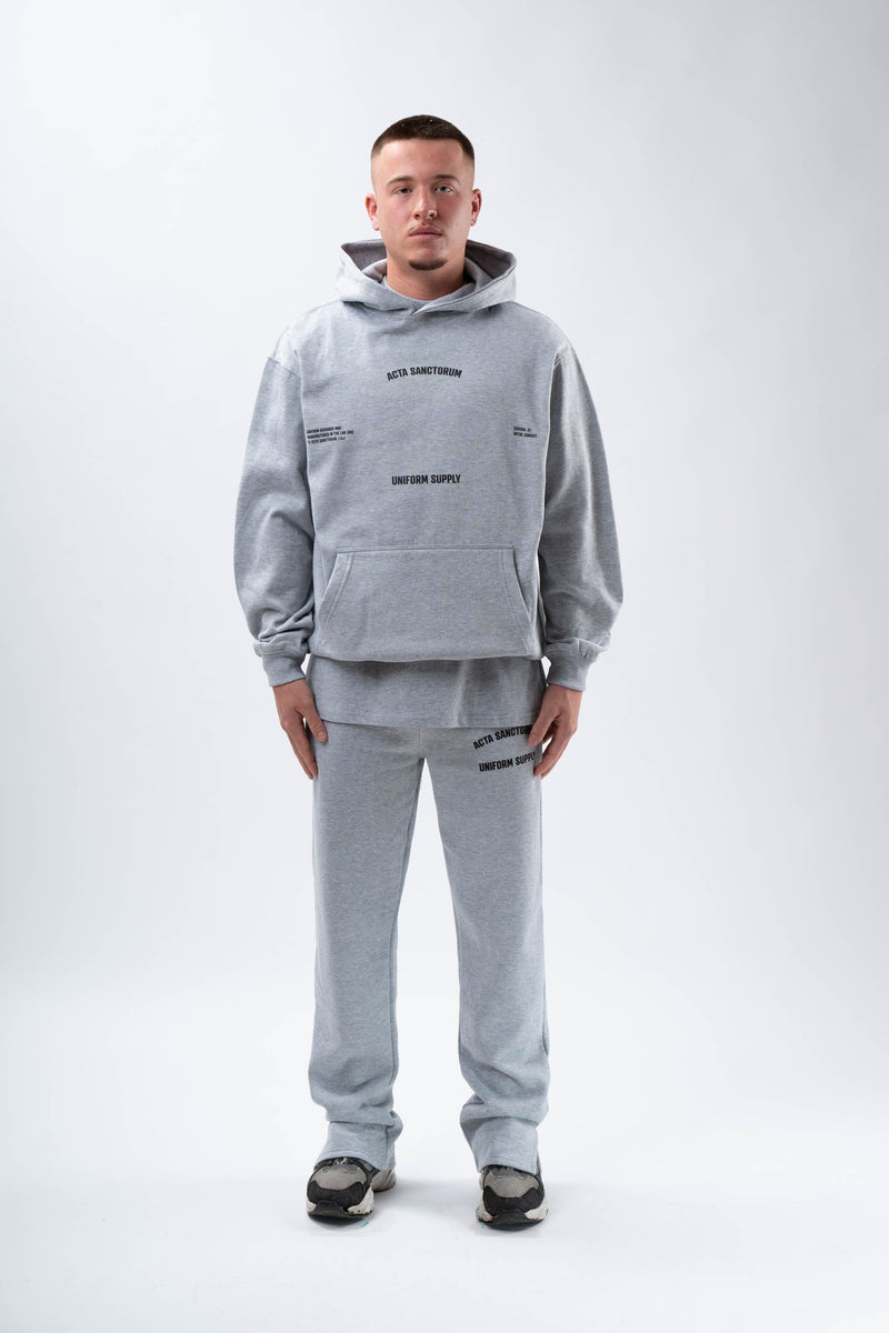 UNIFORM HOODIE HEATHER GREY