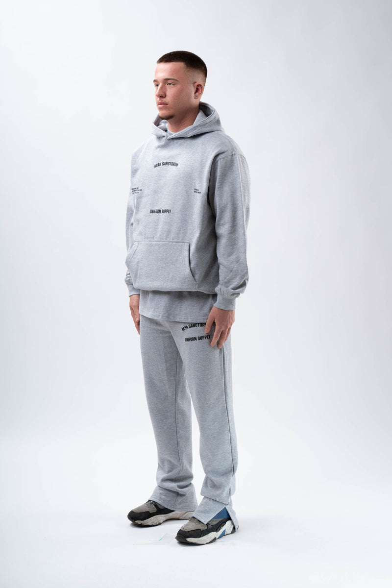 UNIFORM HOODIE HEATHER GREY