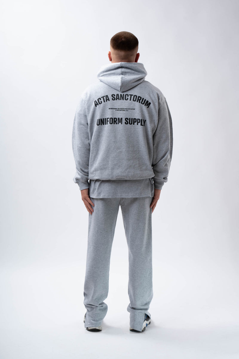 UNIFORM HOODIE HEATHER GREY