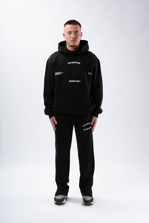 UNIFORM HOODIE BLACK