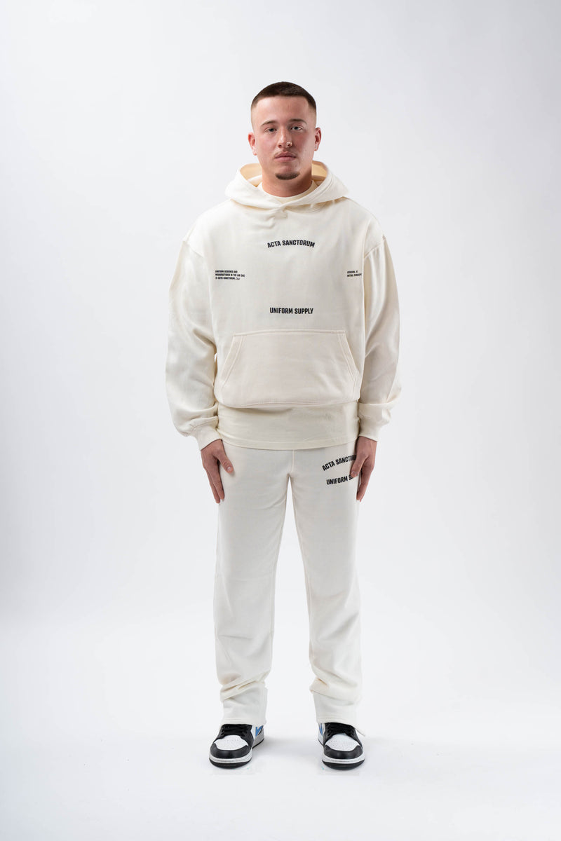 UNIFORM HOODIE CREAM