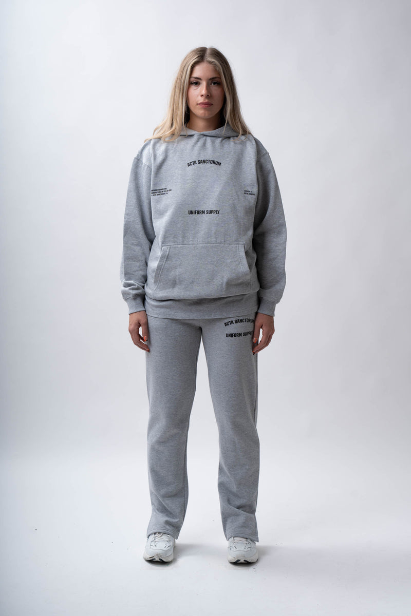 UNIFORM HOODIE HEATHER GREY