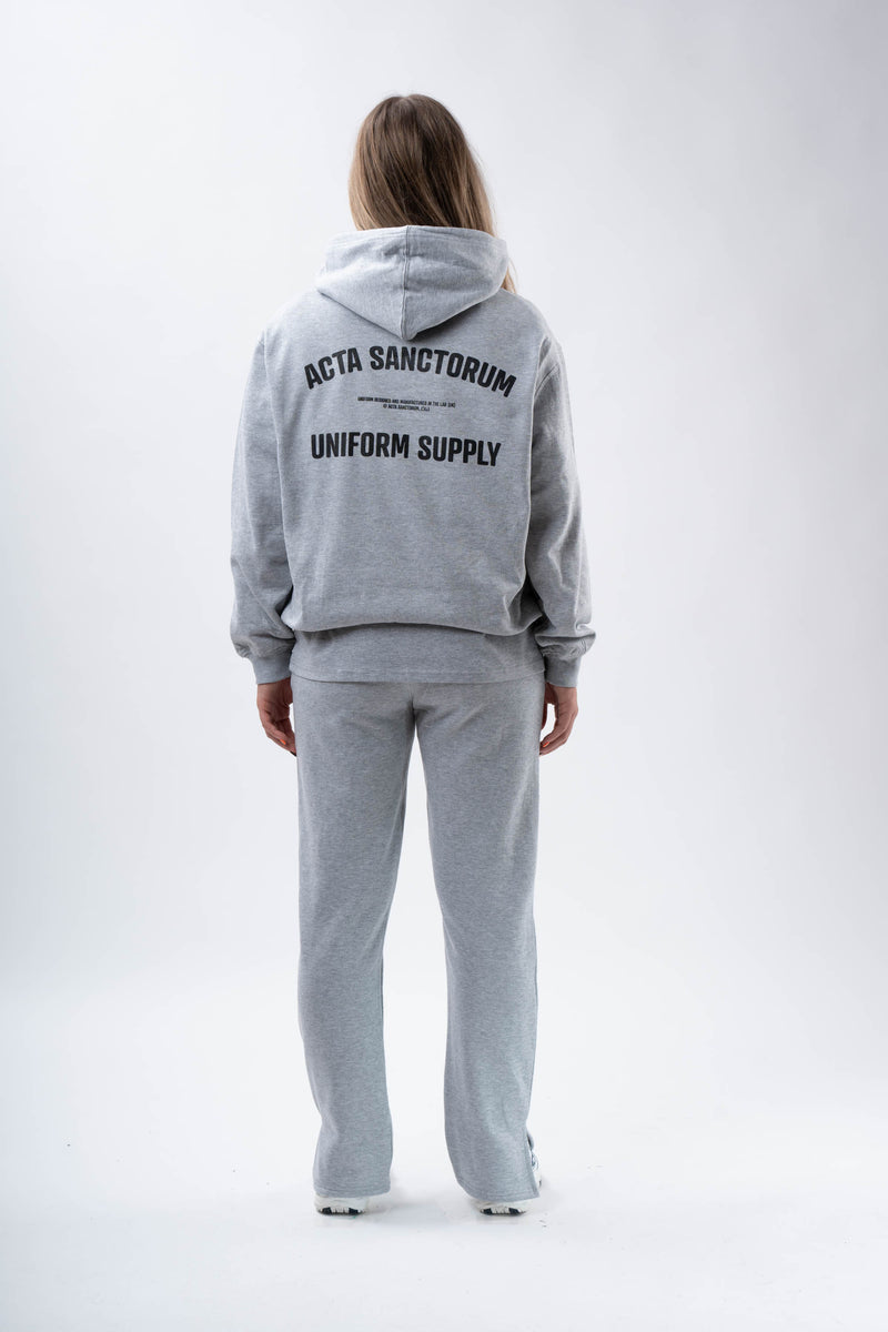 UNIFORM HOODIE HEATHER GREY