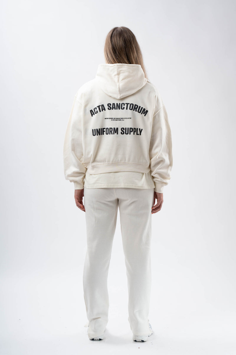 UNIFORM HOODIE CREAM