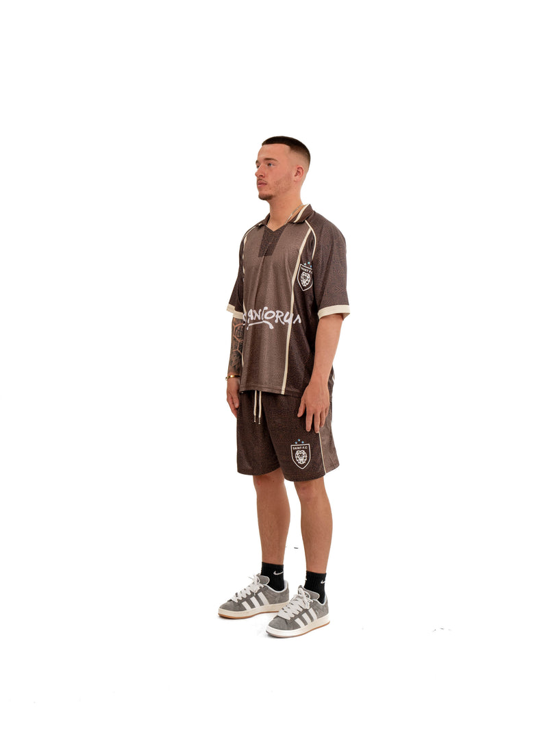 Saint Football Shirt Brown