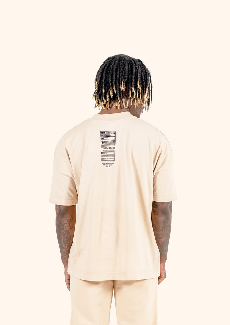 ACTA SANCTORUM FISHING CLUB T-SHIRT SAND