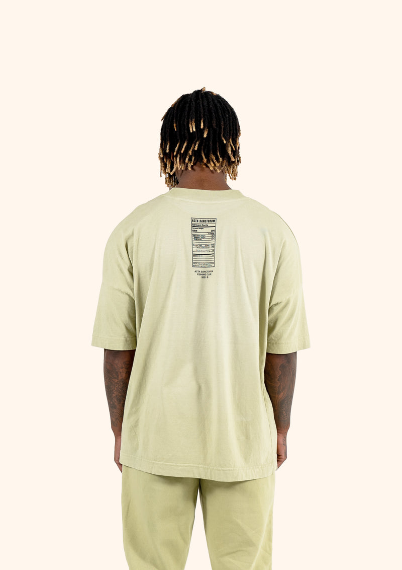 ACTA SANCTORUM FISHING CLUB T-SHIRT WASHED OLIVE