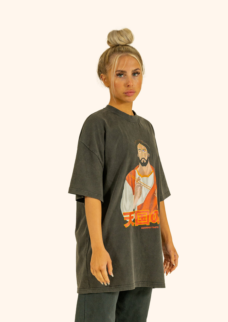 HEAVENLY TASTE T-SHIRT VINTAGE BLACK