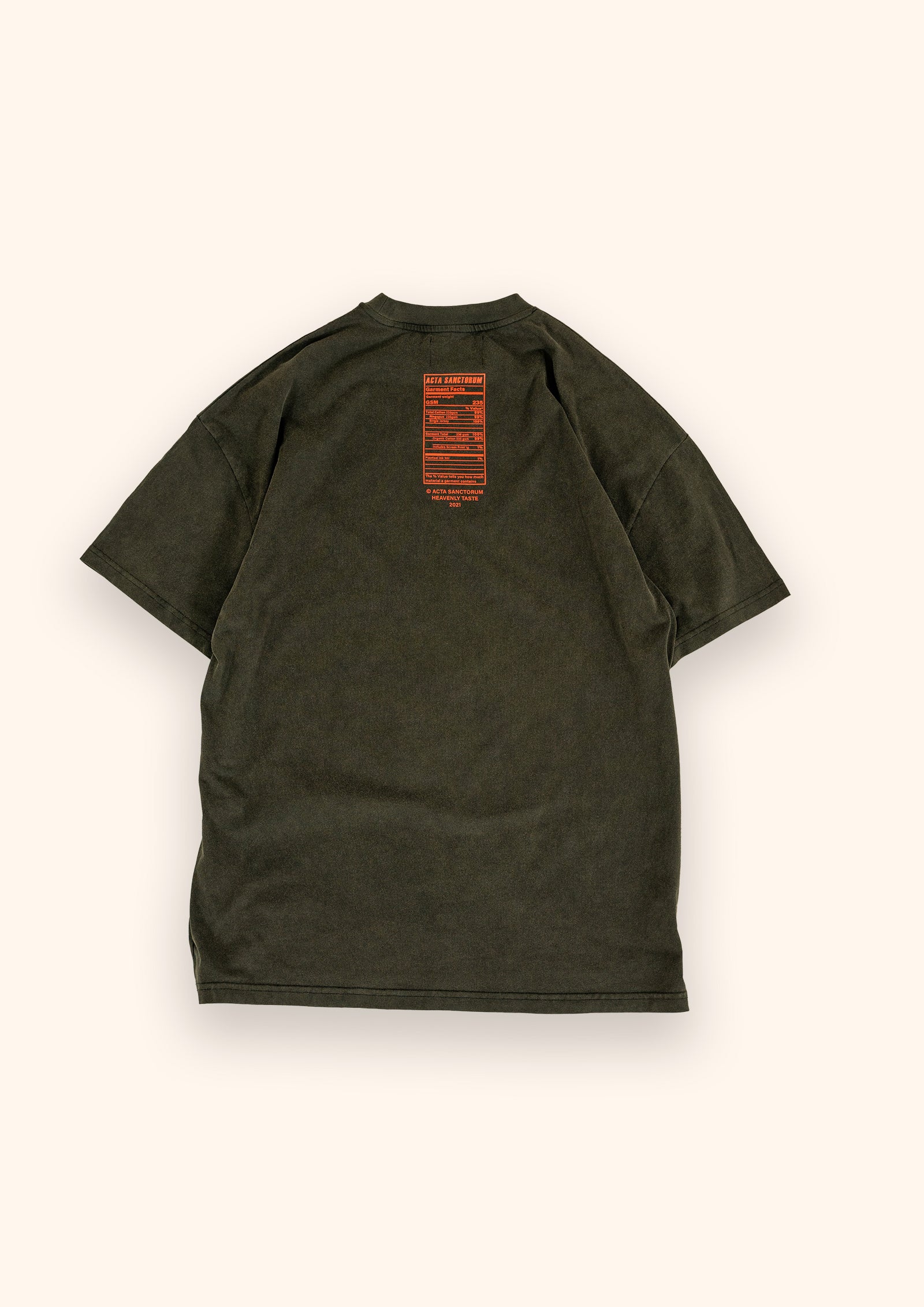 HEAVENLY TASTE T-SHIRT VINTAGE BLACK